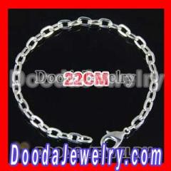 Silver charm bracelet