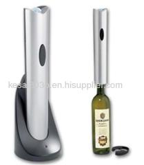 Stainless Steel silvery ABS Batteries-operated Automatic Wine Opener, Electric Wine Products, Wine Corkscrew-