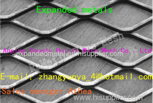 Expanded heavy metal mesh