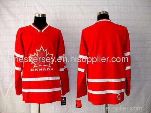 nhl team canada blank 2010 olympic red jerseys