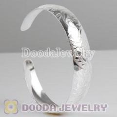 13MM Engrave Pattern sterling silver bangle bracelet for woman
