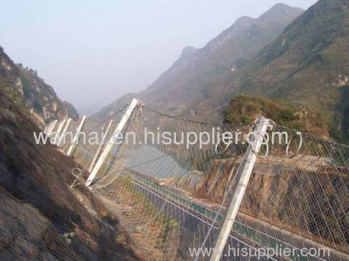 strong galvanized Rockfall Netting