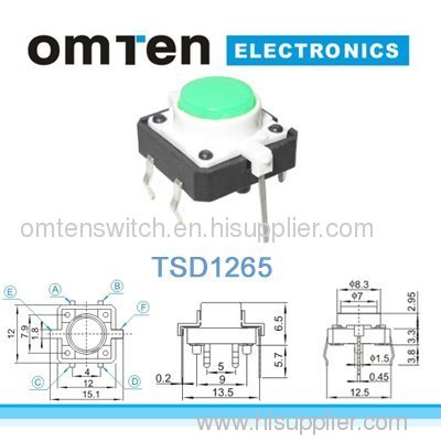 illuminated tactile switch