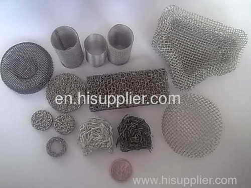 stainless steel knitted wire mesh