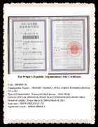 The People's Republic Organization Code Certificate