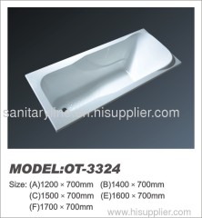 acrylic bathtub