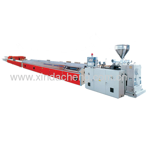 PVC profile extrusion line