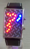 peanut fashion binary led flashing watch