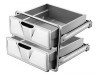 Stainless steel kitchen drawer