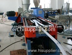 PE single wall corrugated pipe production line