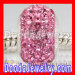 pink swarovski crystals