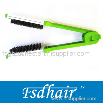 FSD straightening hair brush with aluminum sheet