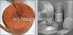 high efficinent copper knitted wire mesh