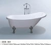 serviceable acrylic bathtub