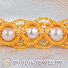 YIWU China manufactures Wholesale Hong Kong fashion Silver pearl bracelet