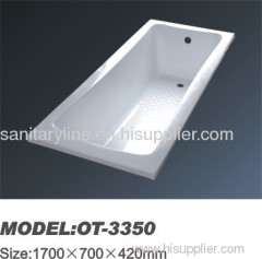 simple acrylic bathtub