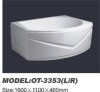 simple acrylic bathtub