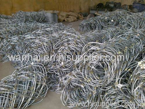 knoted steel rope panel for slope reinforcement
