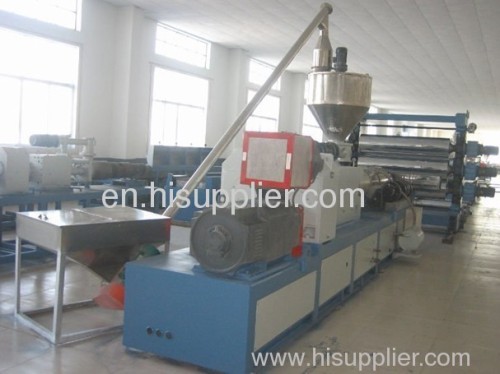 PVC sheet production line