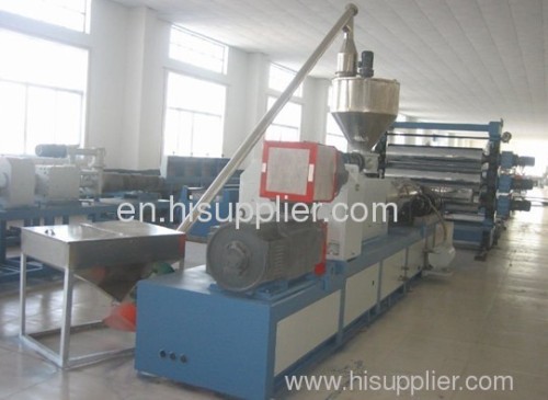 PVC plate production line