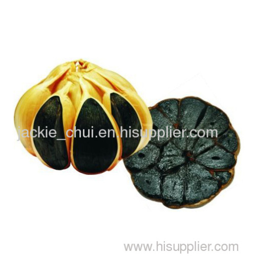 Organic black garlic