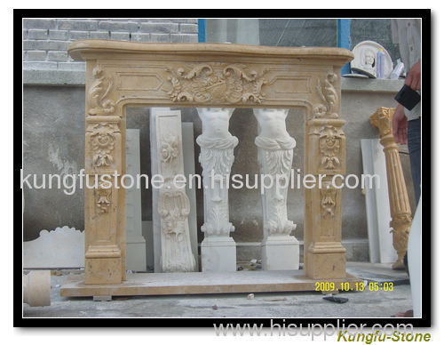 Stone Fireplace mantel