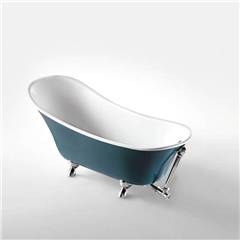 square soaking bathtub