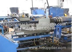 Corrugated optic duct protection sleeve pipe production line