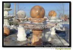 sphere fountain and square fountain