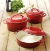 Cast iron enamel cookware--dutch oven