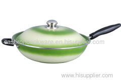 Cast iron enamel cookware--pot