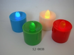 colorful tea light