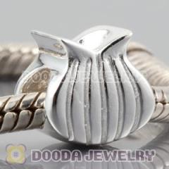 925 Sterling Silver Plated Purse Beads european Charm Beads Wholesale