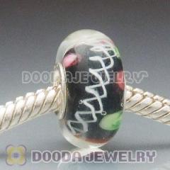 Chamilia 925 sterling silver single core glass bead wholesale