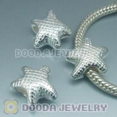 925 Sterling Silver european Style Starfish Beads and Charms Wholesale