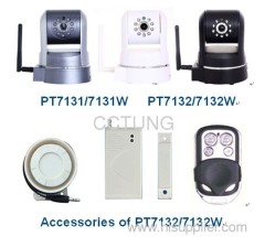 wired/wireless IP camera with wireless alarm