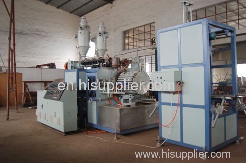 HDPE single wall winding pipe production line