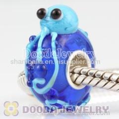 Wholesale Cheap chamilia Octopus glass beads in 925 silver single core