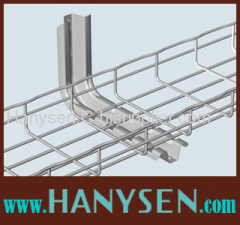 Hanysen Wire Mesh Cable TrayL Type Wall Bracket