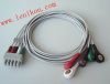 MEK one piece 5 lead ecg cable with leadwires