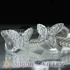 Fashion european Style 925 Sterling Silver Butterfly Charms Wholesale For Lovelinks european Chamilia Bracelet Jewelry