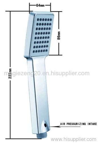 water saing and pressure increassing hand shower head