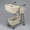 3 Hand Basket metal trolley