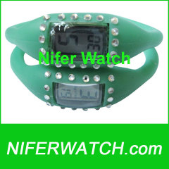 Siicone diamond Ion watch