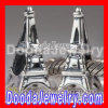 925 Sterling Silver France Eiffel Tower Charm Beads fit on European Largehole Jewelry Bracelet