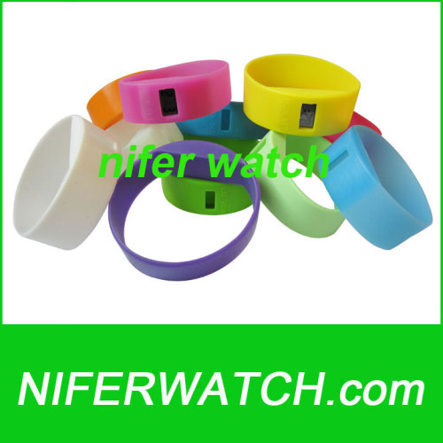 silicone digital watch
