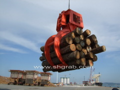 Electro-hydraulic timber grab