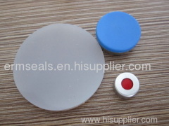 HPLC vials chromatograph Consumable autosampler vials caps septa Open-toped silver Crimp Aluminum caps
