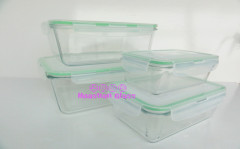 Borosilicate Glassware Rectangle Food Storage Container