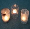 colored glassware candle holder cups